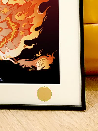 【週邊】星空工作室－鬼滅之刃 火焰蝴蝶忍 裝飾畫5