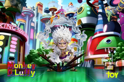 【海賊王】TOY Studio-動漫IP主角共鳴系列 第十五彈 尼卡路飛1