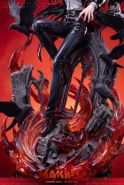 【電鋸人】璃月工作室－瑪奇瑪・環焰鴉影10