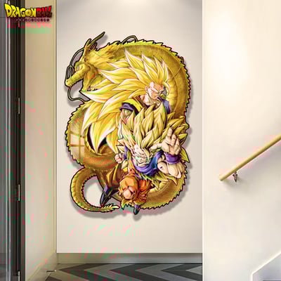 【週邊】阿喵畫社-超級賽亞人悟空燈帶畫2