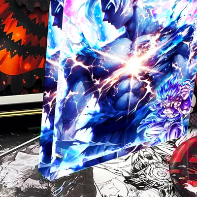 【週邊】阿喵畫社-超藍孫悟空卡磚4