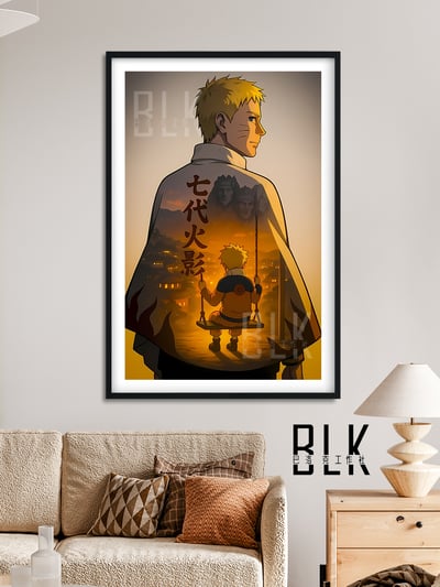 【週邊】巴洛克－火影忍者 七代火影 裝飾畫 & 冰箱貼5