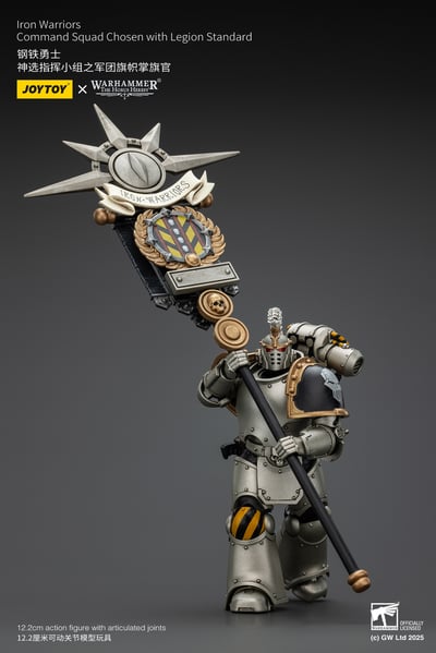 【正版授權】JOYTOY－鋼鐵勇士 神選指揮小組 軍團旗幟 掌旗官5