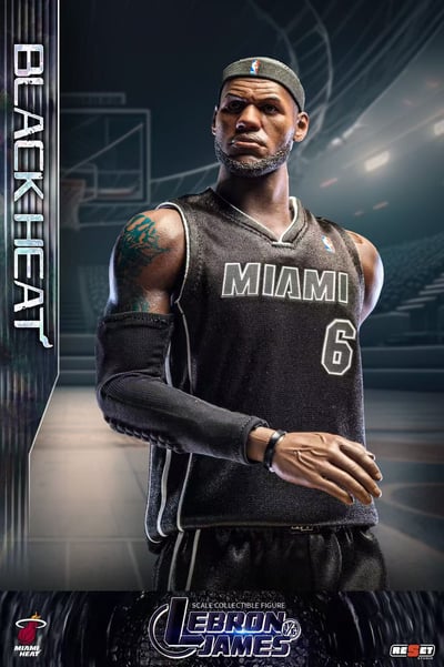 【可動人偶】ResetStudio-可動眼 熱火詹姆斯黑熱套裝7