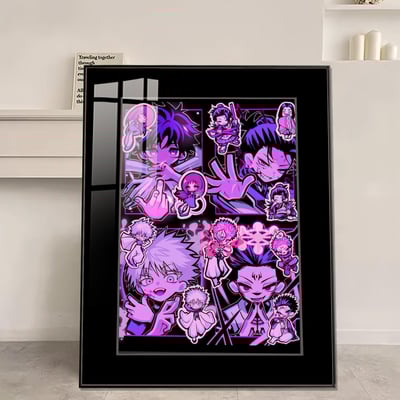 【週邊】橘子工作室－咒術迴戰 Q版海報 裝飾畫1