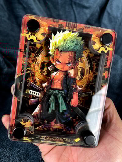 【週邊】萌萌匠-Onepiece海賊王羅羅諾亞佐羅小索隆立體壓克力磚擺台6