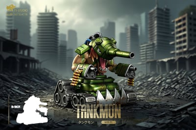 【數碼寶貝】T1-studio-鋼鐵帝國系列 機械邪龍 百萬龍 千兆龍 裝甲 守衛 坦克4