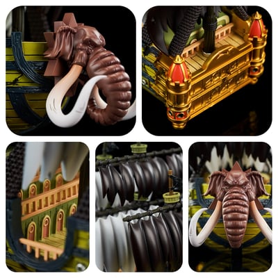 【海賊王】M4工作室－全員船系列 第三十五彈 猛獁象號3