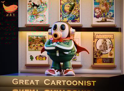 【明星偶像】池魚王工作室-大漫畫家鳥山明2.07