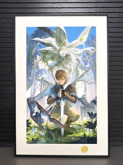 【週邊】H2工作室－薩爾達傳說 林克 裝飾畫2