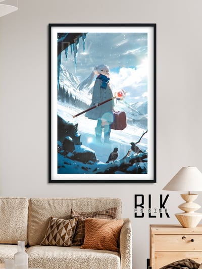 【週邊】巴洛克－葬送的芙莉蓮 雪地芙莉蓮 裝飾畫 & 冰箱貼5