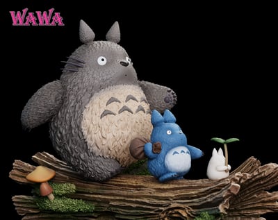 【宮崎駿】wawa-studio－桌面小擺件系列 三隻龍貓7