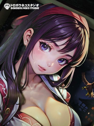 【週邊】泥棒貓工作室-侍魂 娜可露露 立體裝飾畫7