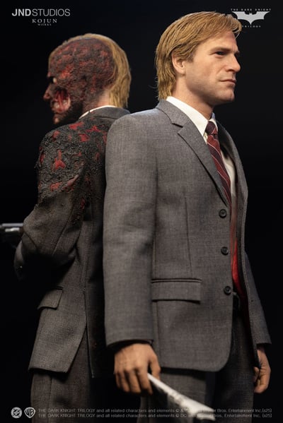 【正版授權】JND STUDIOS-蝙蝠俠黑闇騎士 雙面人 哈維丹特6