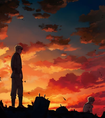 【週邊】H2工作室－間諜家家酒 黃昏 裝飾畫3