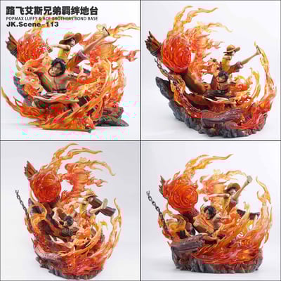 【海賊王】JacksDo-POPMAX 路飛艾斯兄弟羈絆地台（不含人物）4