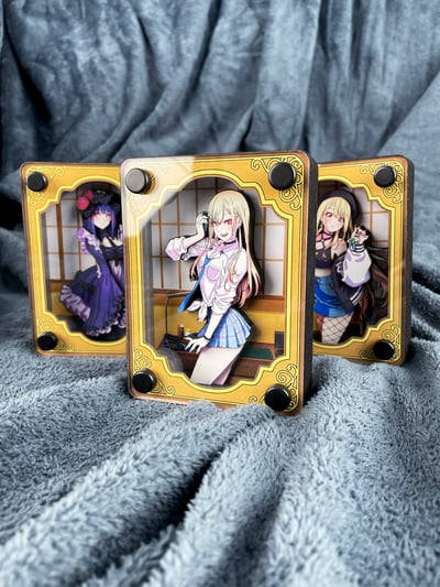 【週邊】萌萌匠-更衣人偶墜入愛河 喜多川海夢3D立體方磚擺台裝飾畫3