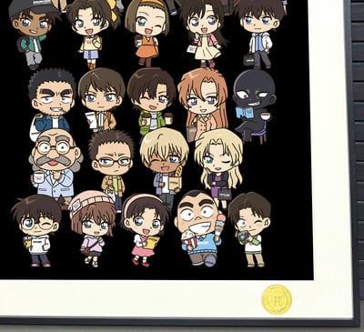 【週邊】H2工作室－名偵探柯南 Q版名偵探柯南 裝飾畫4