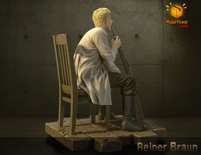 【進擊的巨人】Model Power studio-私定系列 巨人 第9彈 萊納吞槍 名場面4