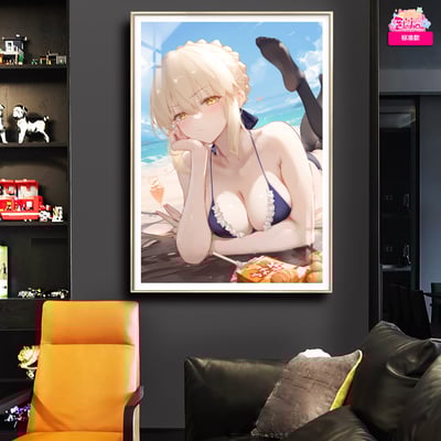 【週邊】阿喵畫社-沙灘 吾王saber5