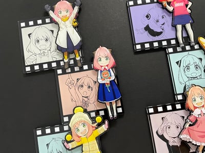 【週邊】萌萌匠-間諜過家家阿尼亞組合冰箱貼7