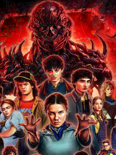 【週邊】星空工作室－怪奇物語 Stranger Things 裝飾畫3