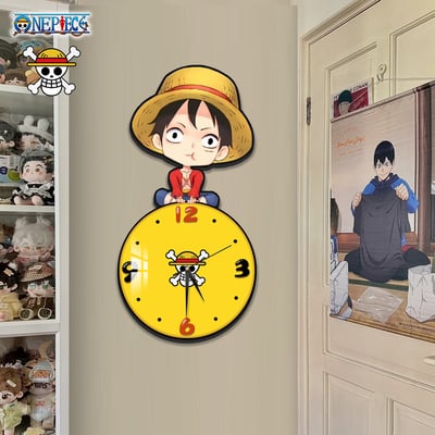 【週邊】阿喵畫社-海賊王Q版鐘錶5
