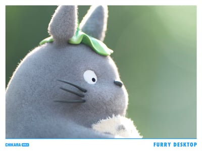 【宮崎駿】CHIKARA STUDIO-宮騎駿吉卜力桌面系列 垂釣龍貓5