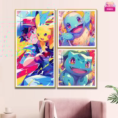 【週邊】阿喵畫社-小智寶可夢三宮格4