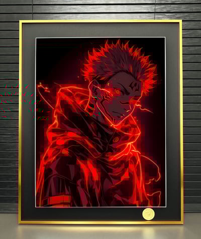 【週邊】H2工作室-兩面宿儺 咒術迴戰虎杖動漫二次元裝飾畫2