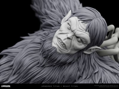【進擊的巨人】CHIKARA STUDIO-天地之戰-衝擊（獸巨VS鎧巨）2