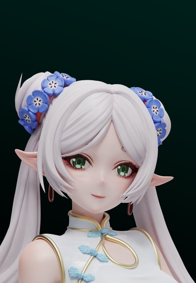 【葬送的芙莉蓮】琉璃工作室－芙莉蓮 旗袍5