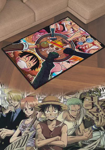 【週邊】千鳥社-海賊王東海五人組地毯3