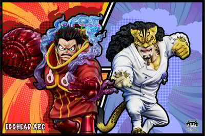 【海賊王】YZ工作室-未來島 蛋尖島 第13彈 雙王槍 六王槍 羅布路奇3