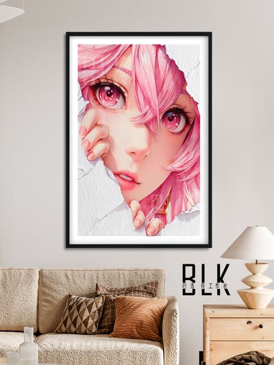 【週邊】巴洛克－原神  紙張八重神子 裝飾畫 & 冰箱貼5