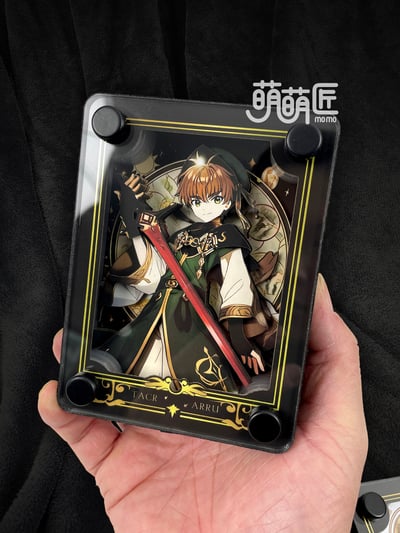 【週邊】萌萌匠-魔卡少女櫻百變小櫻小狼黑色立體卡磚5