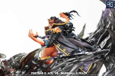【海賊王】Badge BG工作室-宿命的對決 艾斯VS黑鬍子4