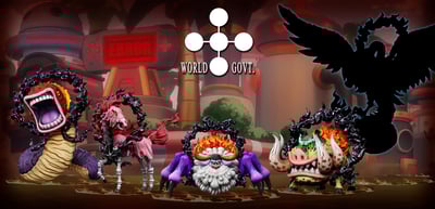 【海賊王】A+研究所-未來島企劃 五老星 謝潑德·十·庇特聖  沙蟲形態4