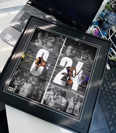 【週邊】千鳥社-科比湖人隊KOBE黑曼巴NBA裝飾畫6