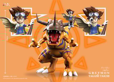 【數碼寶貝】DMX STUDIO-數碼寶貝一代騎姿系列 第四彈 暴龍獸&八神太一5