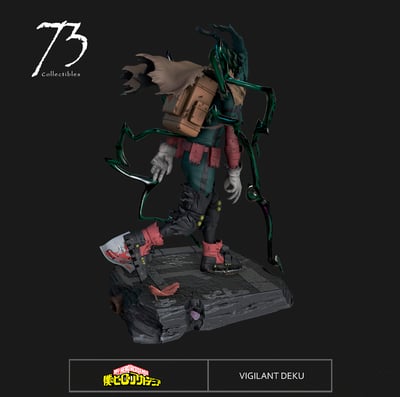 【我的英雄學院】73 Collectibles-Deku Vigilante 綠谷出久3