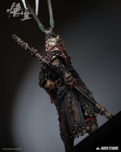 【正版授權】Queen Studios-《黑神話：悟空》天命人大聖金甲1/3全身像2