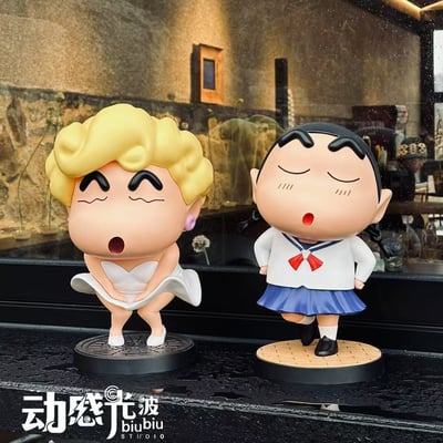 【蠟筆小新】動感光波工作室-夢露小新 & jk小新2