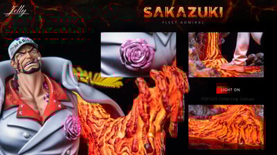 【海賊王】Jelly Studio 果凍工作室－海軍共鳴系列 第一彈 海軍元帥 赤犬・薩卡斯基2