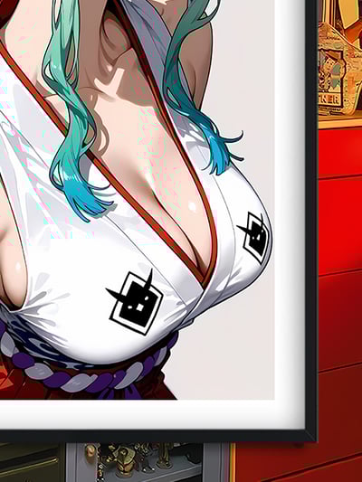 【週邊】巴洛克－海賊王 絕美大和 裝飾畫＆冰箱貼3