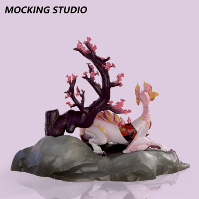 【魔物獵人】主意玩家-怪獵龍 娘系列和風浴衣泡狐龍3