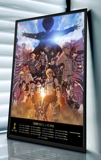 【週邊】千鳥社－進擊的巨人 完結篇 最後的進擊 簽名裝飾畫6