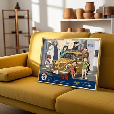 【週邊】千鳥社－柯南主題曲合影 裝飾畫5