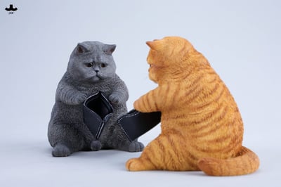 【正版授權】JXK－錢包空空貓9