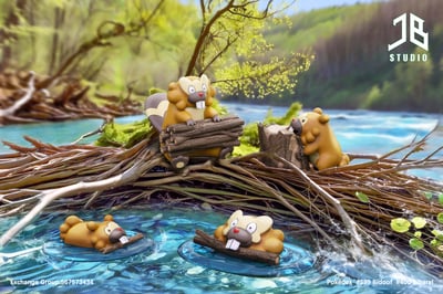 【寶可夢】精寶工作室 JB Studio-圖鑑系列 演化組 大牙狸 大尾狸1